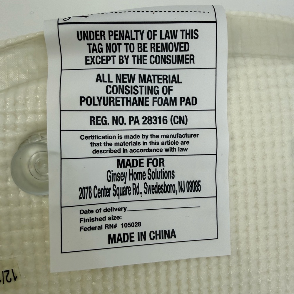 Home + Solutions 2-Piece Luxury Bath Lounger Mat & Pillow Spa Comfort Non-Slip - Picture 7 of 16